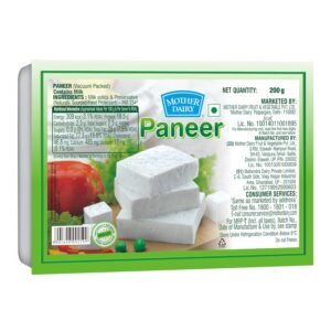 Mother Dairy Paneer, 200 g Pack